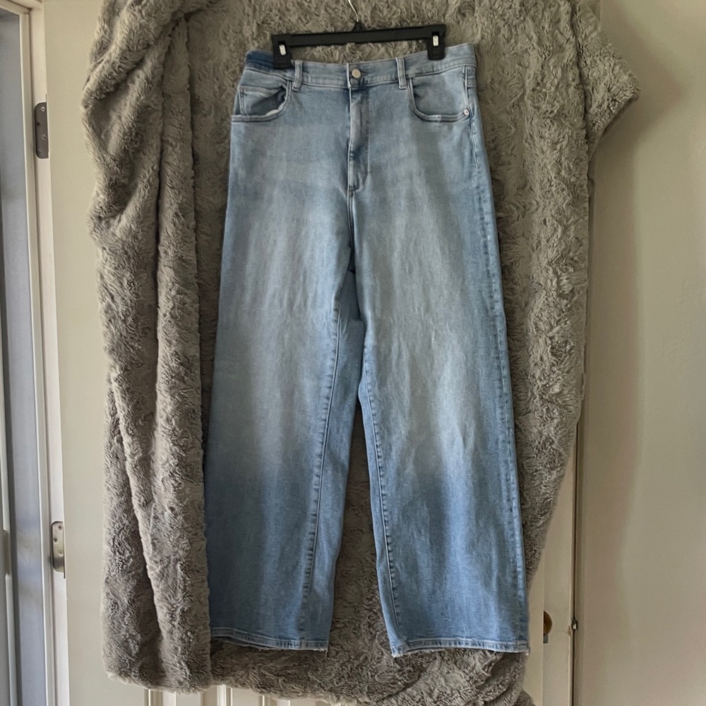DL1961 Light Blue Wide Leg Jeans